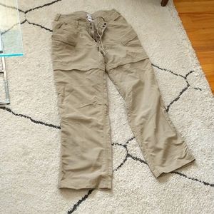 North Face outdoors khaki pants.